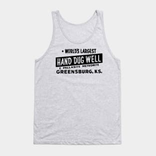 World's Largest Hand Dug Well Tank Top